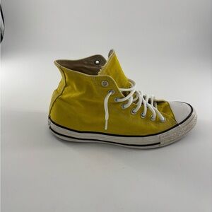 Converse Chuck Taylor High Top Yellow Athletic Sneakers Men’s Size 9 163353F